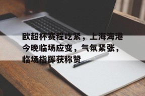 欧超杯赛程吃紧，上海海港今晚临场应变，气氛紧张，临场指挥获称赞的简单介绍